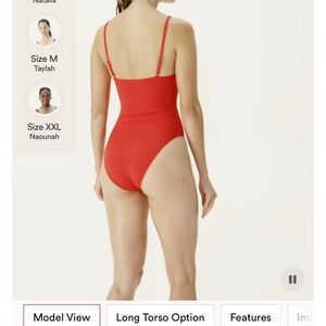 The Amalfi One Piece Swimsuit NWT
